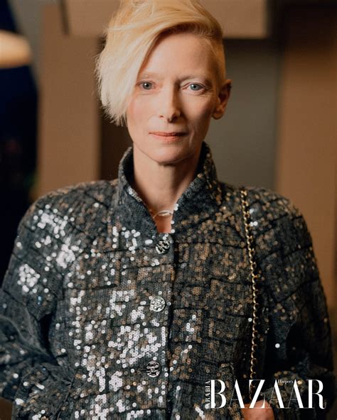 tilda swinton in chanel|tilda swinton fashion.